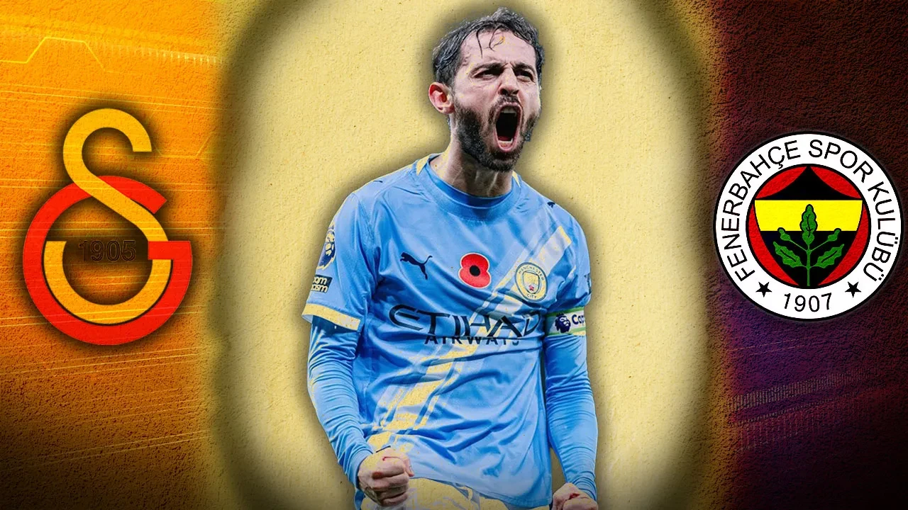 Fenerbahçe ve Galatasaray arasında transfer derbisi: Kanarya, Bernardo Silva için devreye girdi!