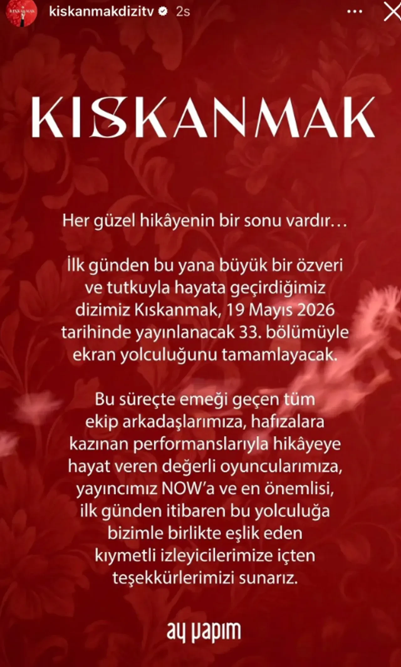 Kıskanmak dizisinden kötü haber: Final tarihi açıklandı! Kıskanmak dizisi neden final yapıyor?