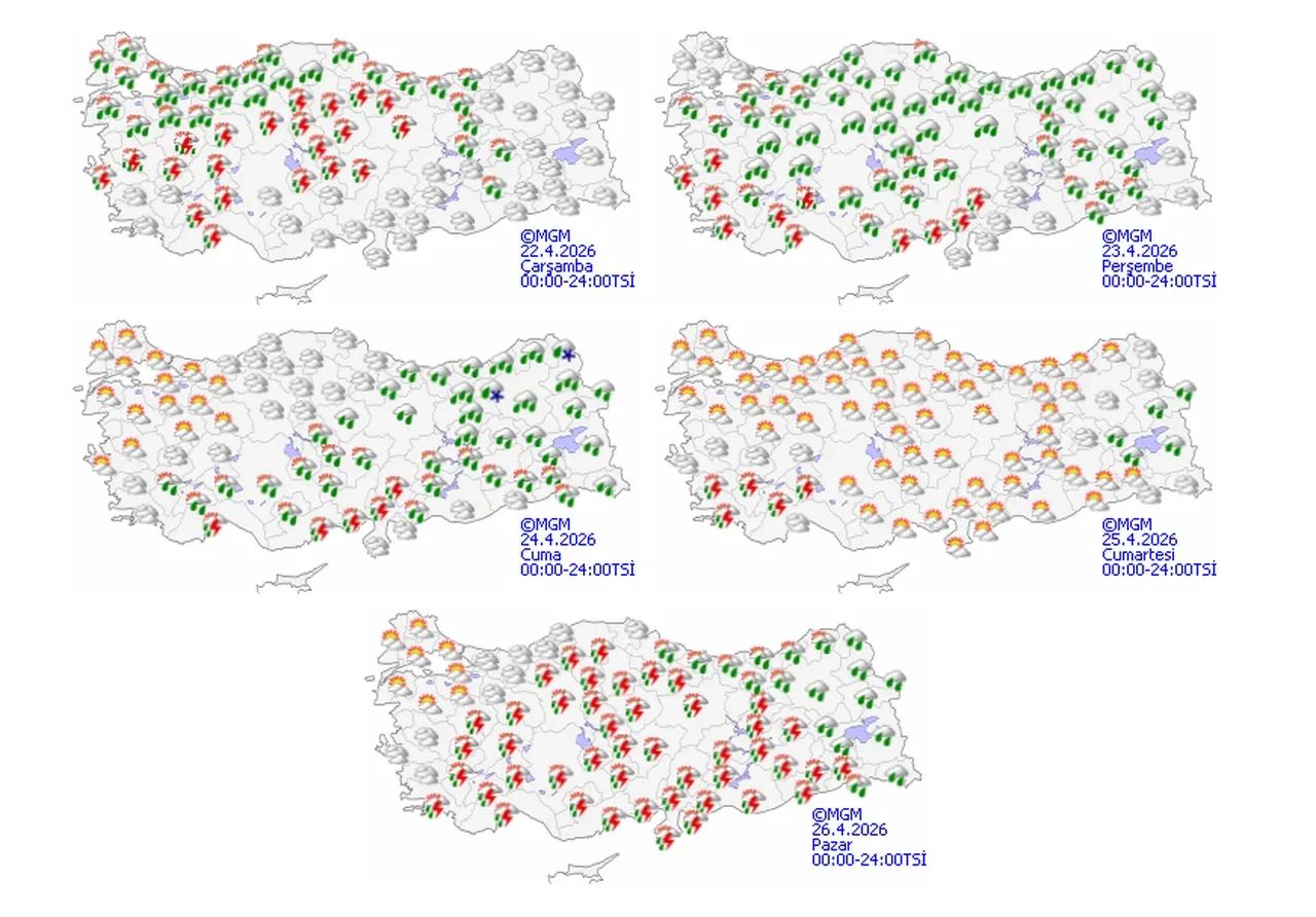 Meteoroloji 6 kenti sarı kodla uyardı! Kuvvetli sağanak ve soğuk hava geliyor: Asıl yağış hafta sonu 