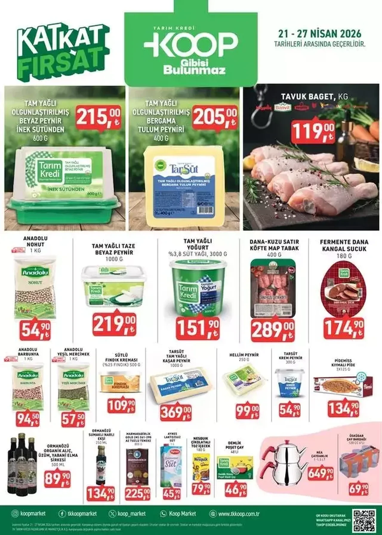 Tarım Kredi aktüel ürünler kataloğu çıktı! 22-27 Nisan Tarım Kredi indirimli ürünler listesi