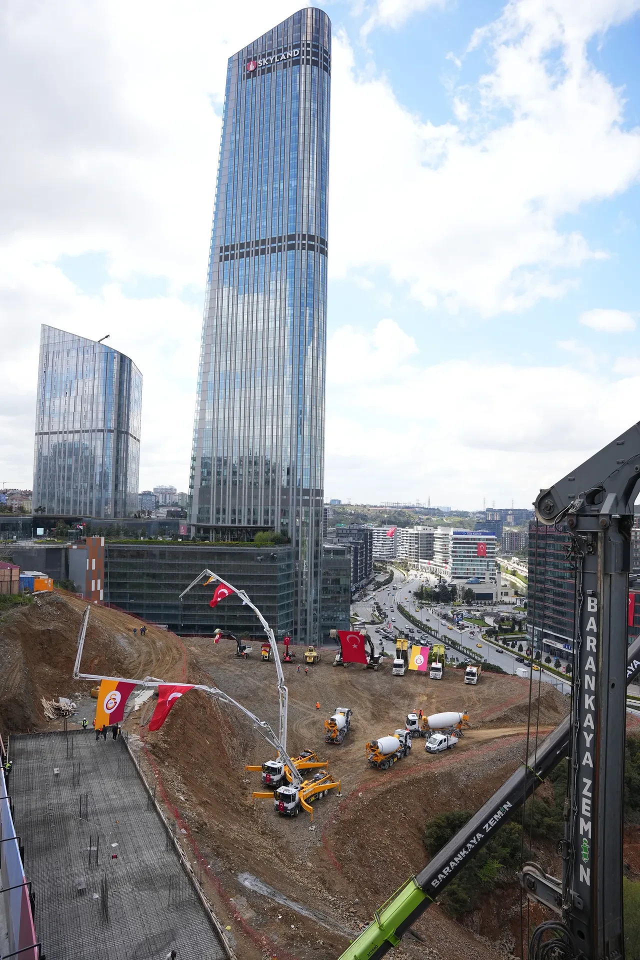 Ali Sami Yen Spor Kompleksi Aslantepe Vadisi'nin temel atma töreni yapıldı!