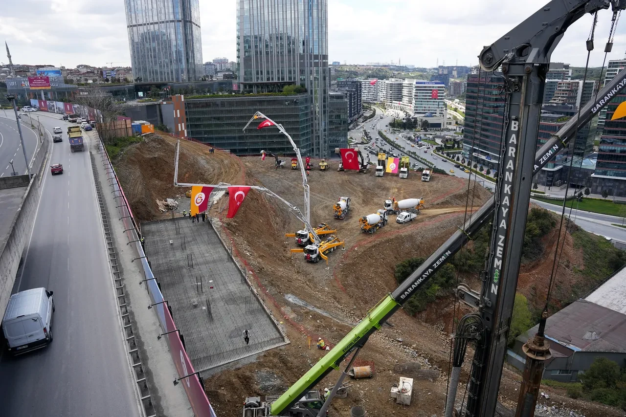 Ali Sami Yen Spor Kompleksi Aslantepe Vadisi'nin temel atma töreni yapıldı!