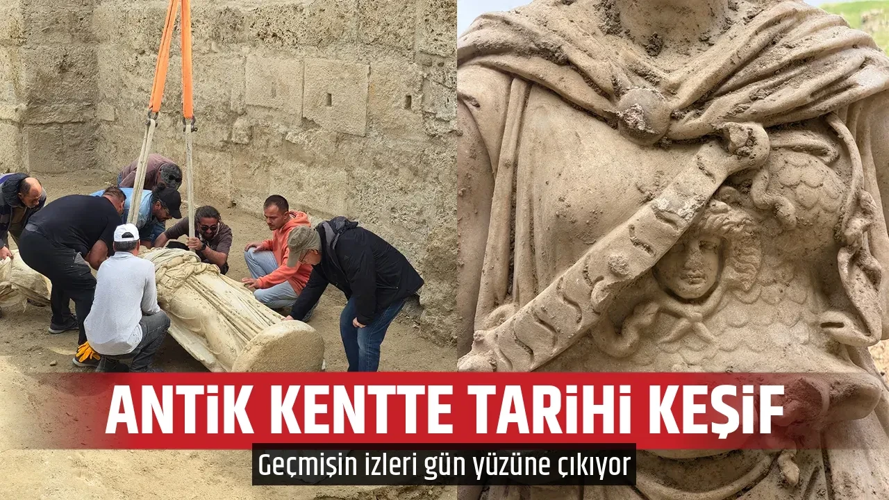 ANTİK KENTTE TARİHİ KEŞİF 