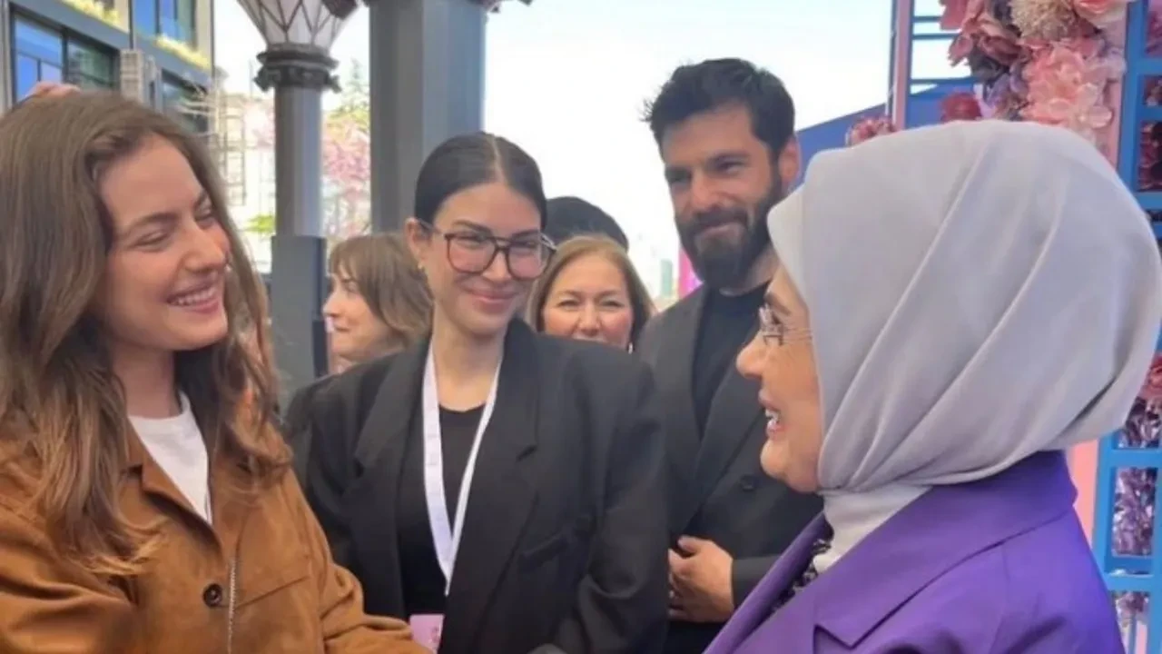 Deniz Baysal Ava Yaman ve Serkan Çayoğlu Emine Erdoğan ile bir araya geldi! İşte o kare 