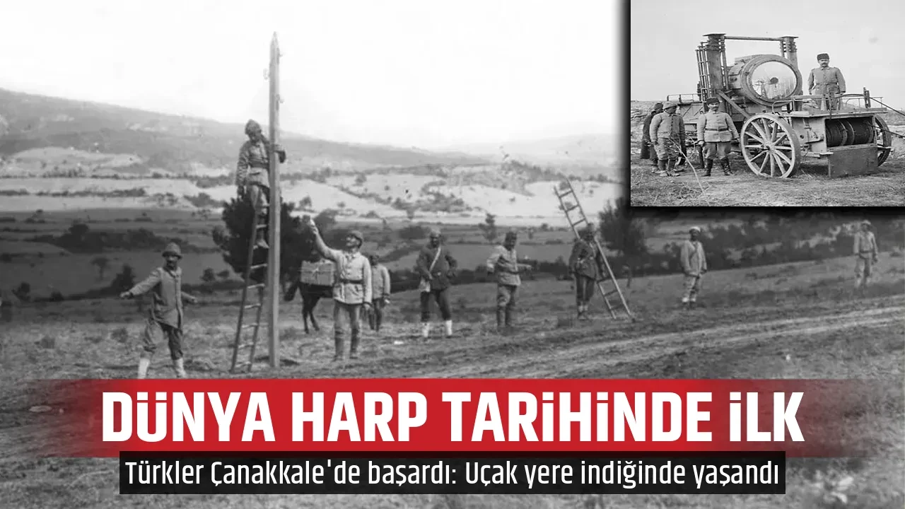 DÜNYA HARP TARİHİNDE İLK