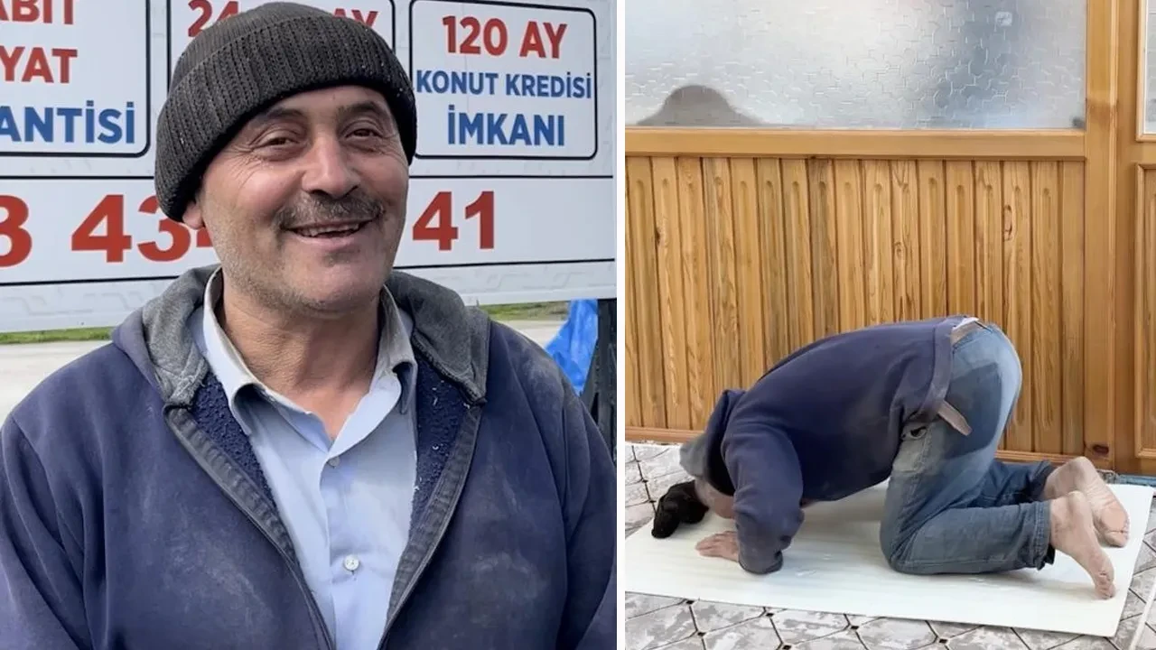 İnşaat işçisinin cuma namazında yaptığı yürek ısıttı: Gelmemeye gönlüm razı olmadı 