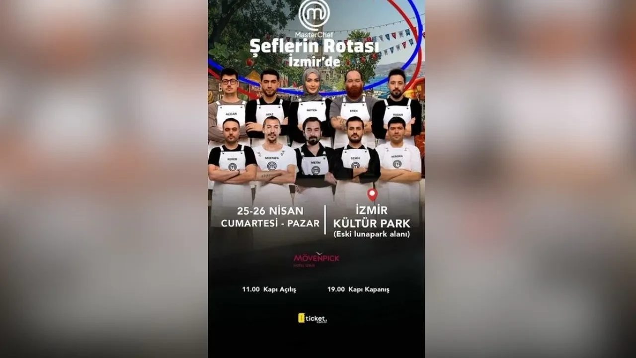 MasterChef Türkiye yarışmacıları İzmir’e geliyor! Şeflerin Rotası etkinliği büyük ilgi görüyor