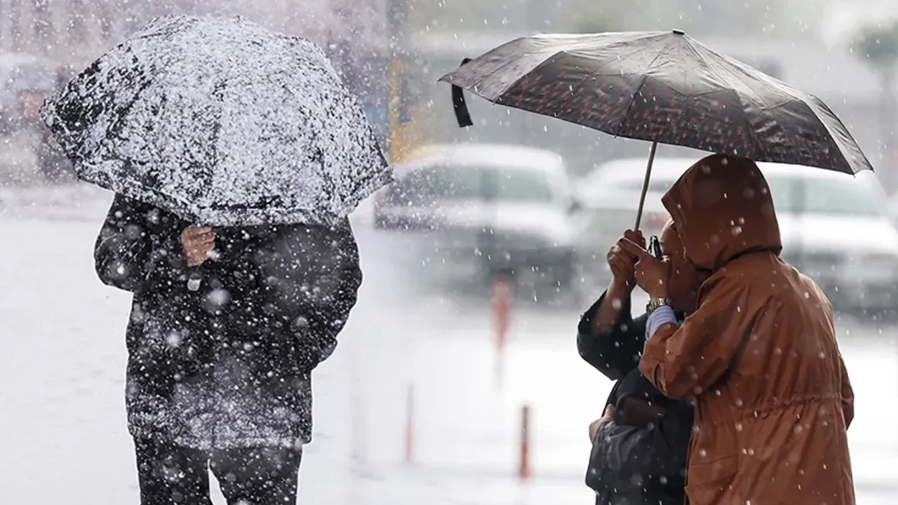 Meteoroloji 16 kent için sarı kodlu alarm verdi! Kar yağışı ve sağanak geliyor