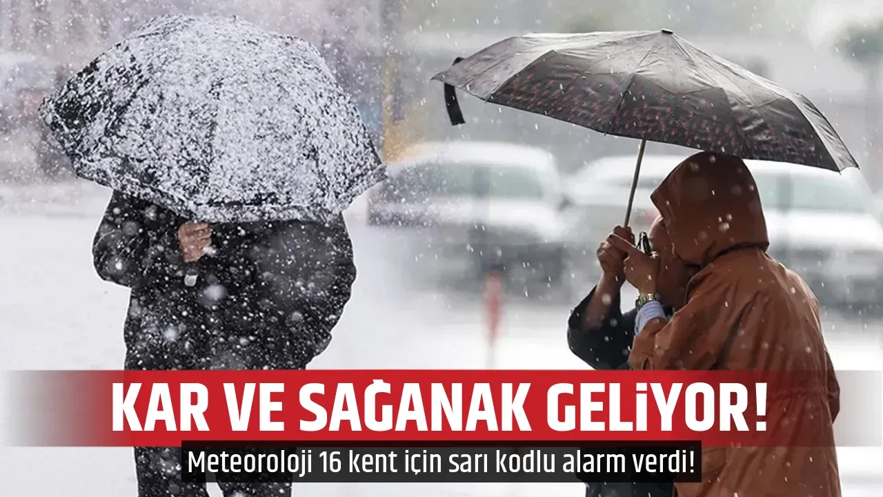 KAR VE SAĞANAK GELİYOR!