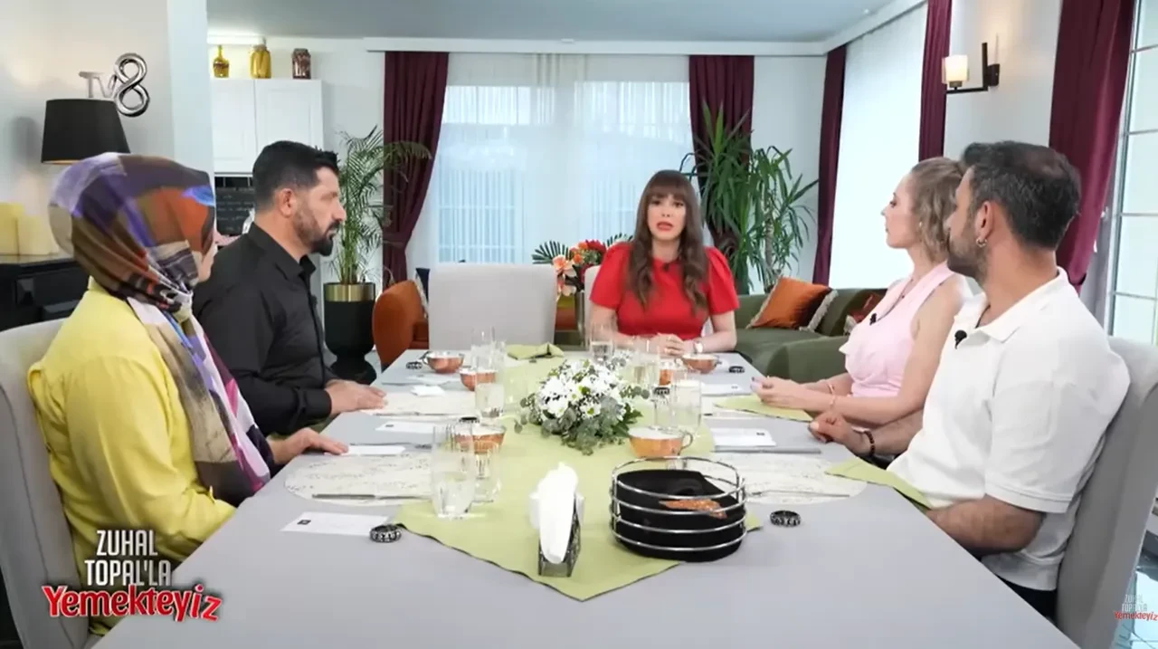 zuhal topalla yemekteyiz