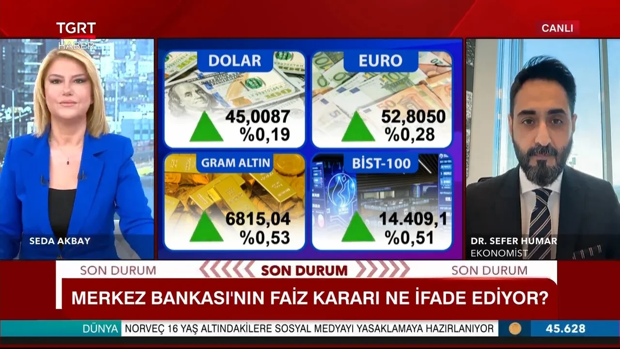 Asgari ücrete ara zam gelecek mi? Sefer Humar canlı yayında ekonomik rahatlama tarihini verdi