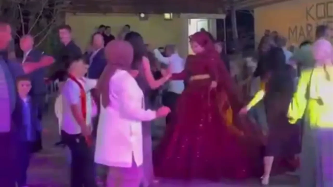  Düğün günü hayatını kaybeden çiftin kına gecesinde eğlendikleri anlar ortaya çıktı