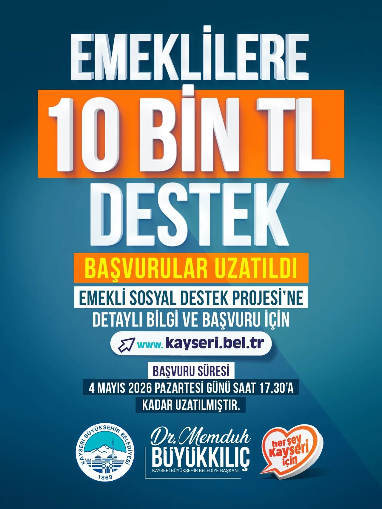 Emekliye 10 bin TL destek: Başvuru süresi uzatıldı! İşte yeni tarih