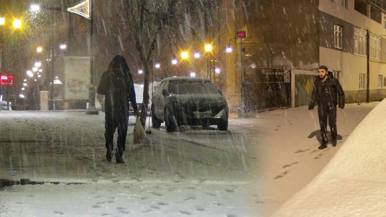 Kış geri geldi! Kars ve Erzurum kar yağışıyla beyaza büründü