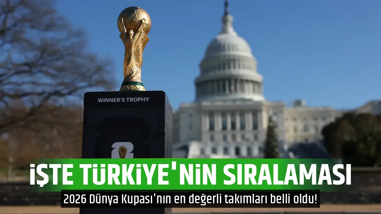 İŞTE TÜRKİYE'NİN SIRALAMASI