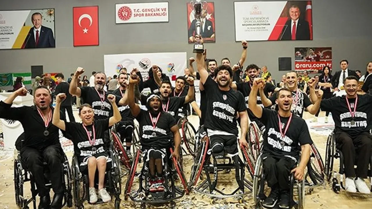 Beşiktaş Avrupa Tekerlekli Sandalye Basketbol Şampiyonası'nda şampiyon