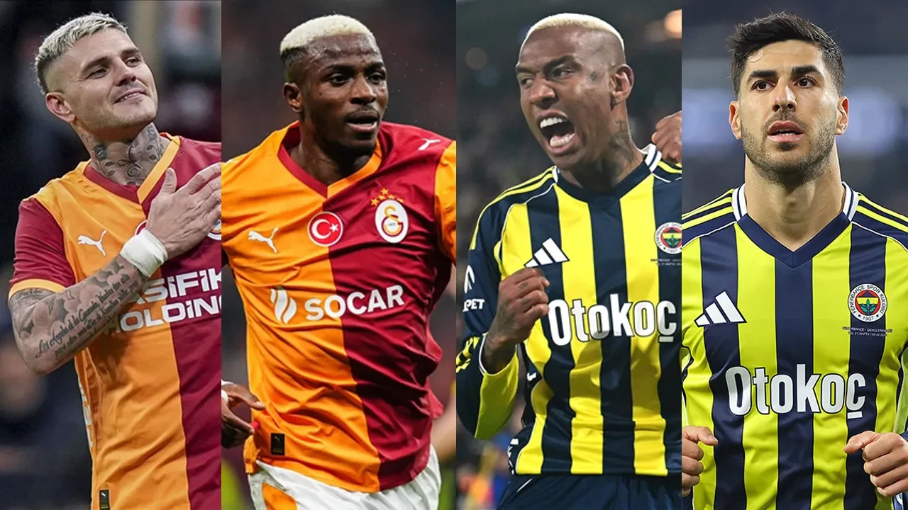 Derbinin kaderini golcüler belirleyecek! Gözler, Galatasaray'da Osimhen Fenerbahçe'de Talisca'nın üzerinde