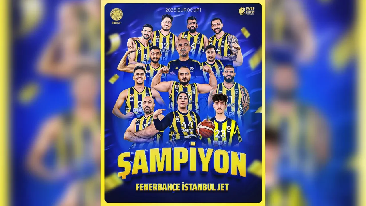 Tekerlekli Sandalye Basketbol Avrupa Kupası 1'de şampiyon Fenerbahçe! Sarı-lacivertliler, Galatasaray'ı mağlup etti