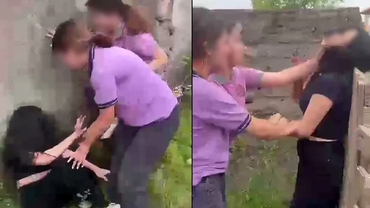 Akran zorbalığı son bulmuyor! Kız çocuğunu dakikalarca darbettiler: 