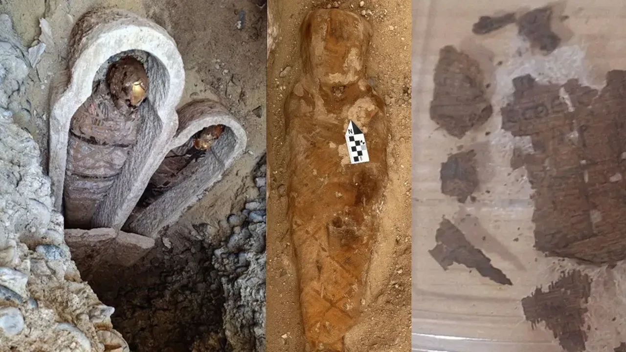 Arkeologlar, 1600 yıllık mumyanın karnında ünlü bir kitaba ait bir bölüm buldu