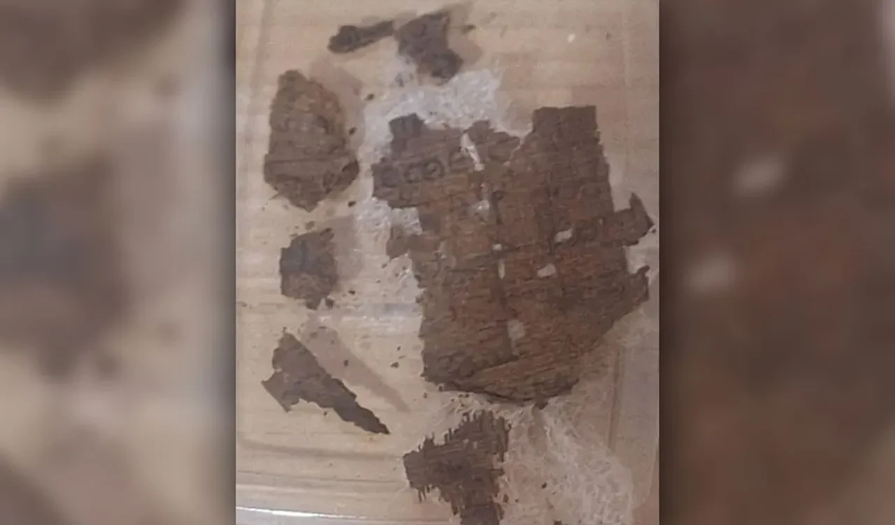 Arkeologlar, 1600 yıllık mumyanın karnında ünlü bir kitaba ait bir bölüm buldu