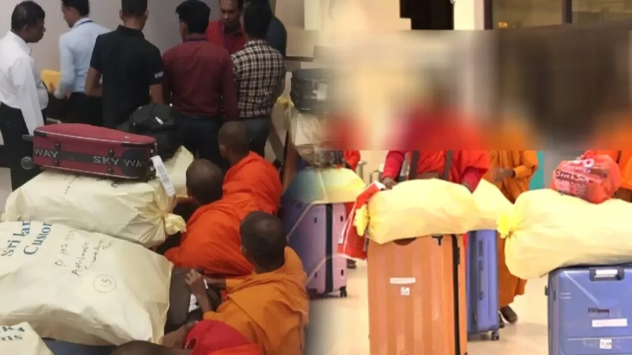 Budist rahiplerin valizlerinden kilolarca uyuşturucu çıktı! Gizli bölmede sakladılar