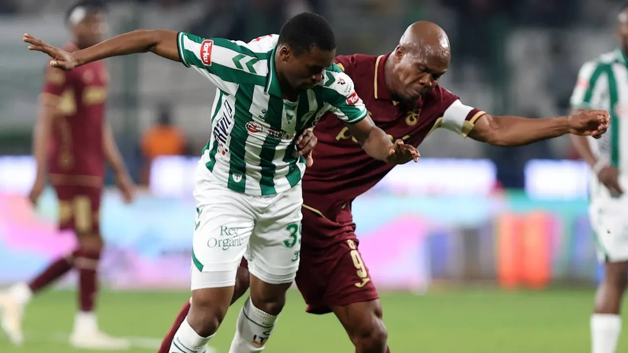 Trabzonspor, şampiyonluk umutlarını Konya'da tüketti! Bordo-mavililer, Konyaspor'a 2-1 yenildi