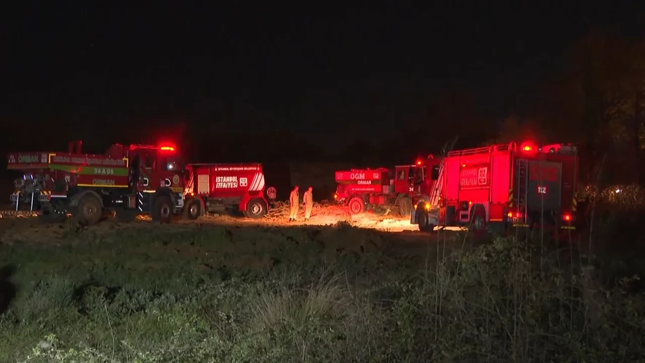 İstanbul Beykoz'da korkutan yangın! 9 saat sonunda kontrol altına alındı