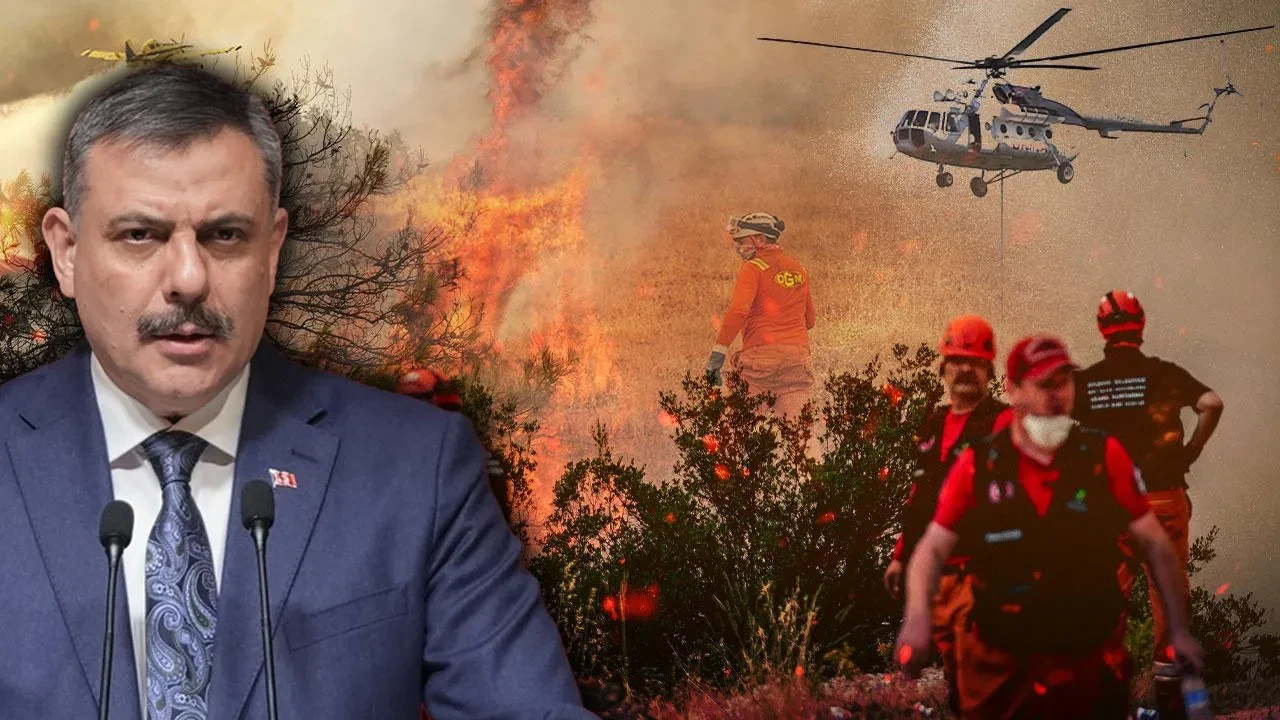 Orman yangınlarıyla mücadele! Bakan Çiftçi net konuştu: Tüm riskler ele alınacak