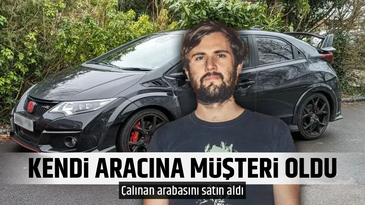 KENDİ ARACINA MÜŞTERİ OLDU