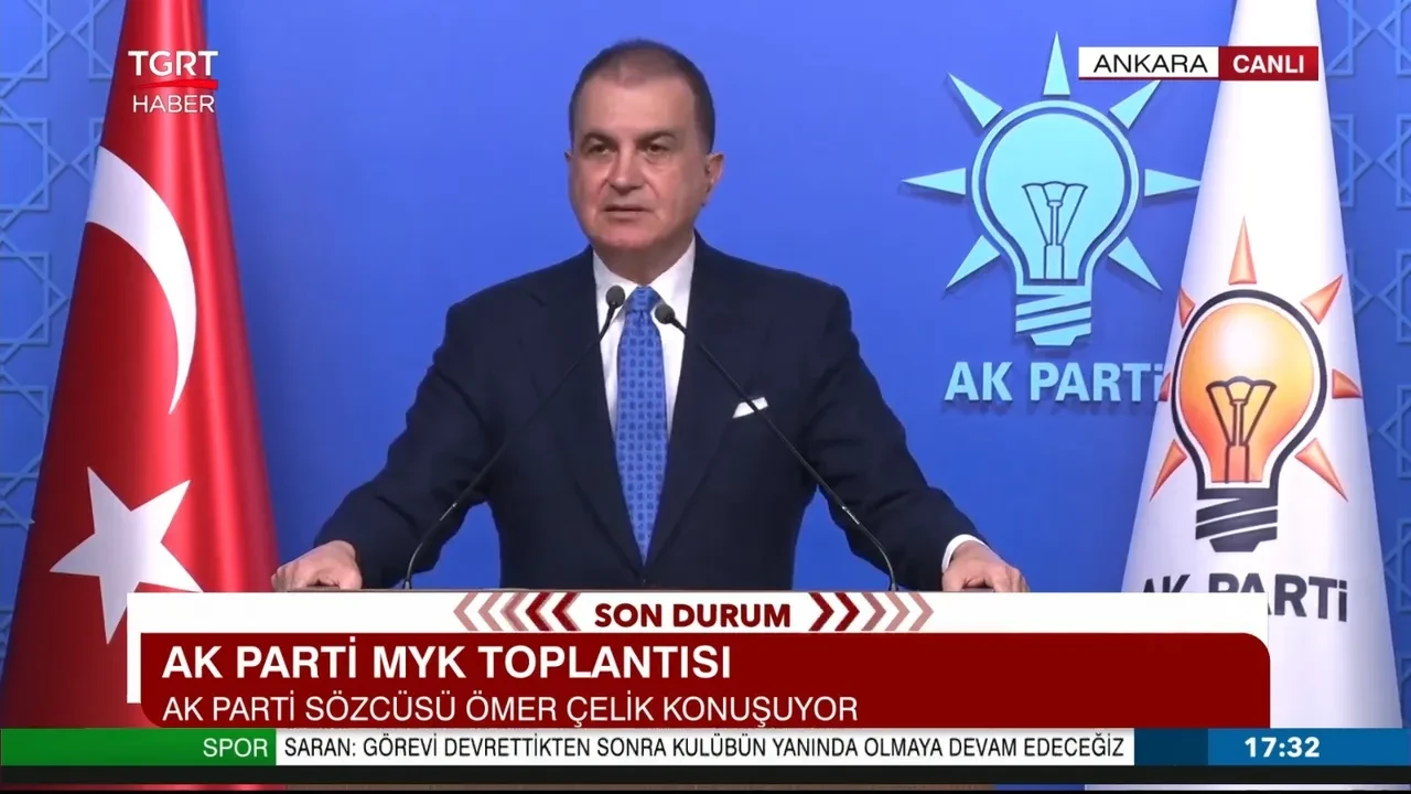 AK Parti Sözcüsü Ömer Çelik'ten Macron'un Türkiye'yi hedefe alan sözlerine tepki
