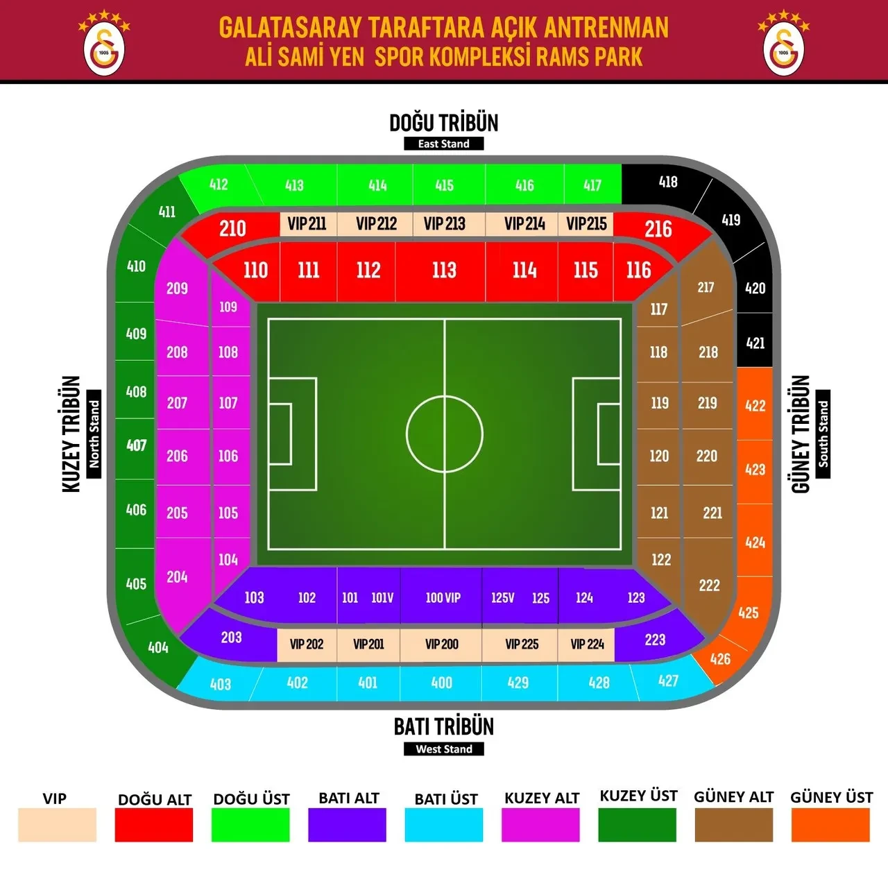 Galatasaray taraftara açık antrenman ücretli mi ne zaman? Galatasaray taraftara açık antrenman bilet