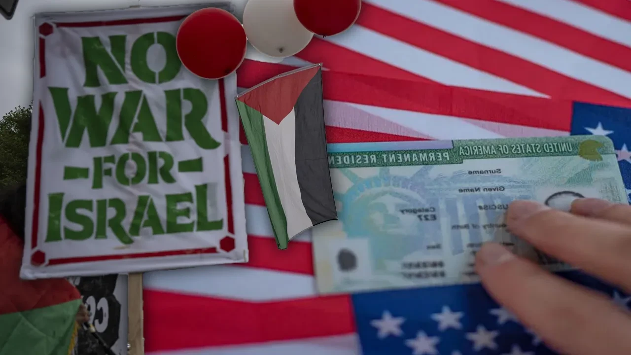 İsrail'i eleştirene, Filistin'e destek verene yeşil kart yok! ABD incelemeleri bu şekilde yapıyor