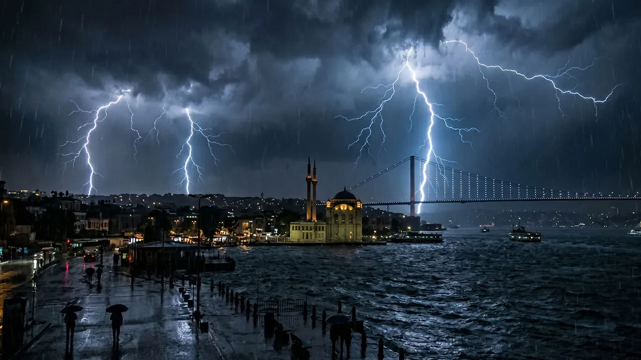 AKOM, İstanbulluları tarih vererek uyardı! Sağanak geliyor, günlerce sürecek