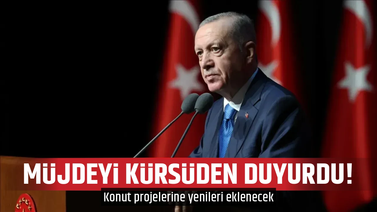 MÜJDEYİ KÜRSÜDEN DUYURDU!