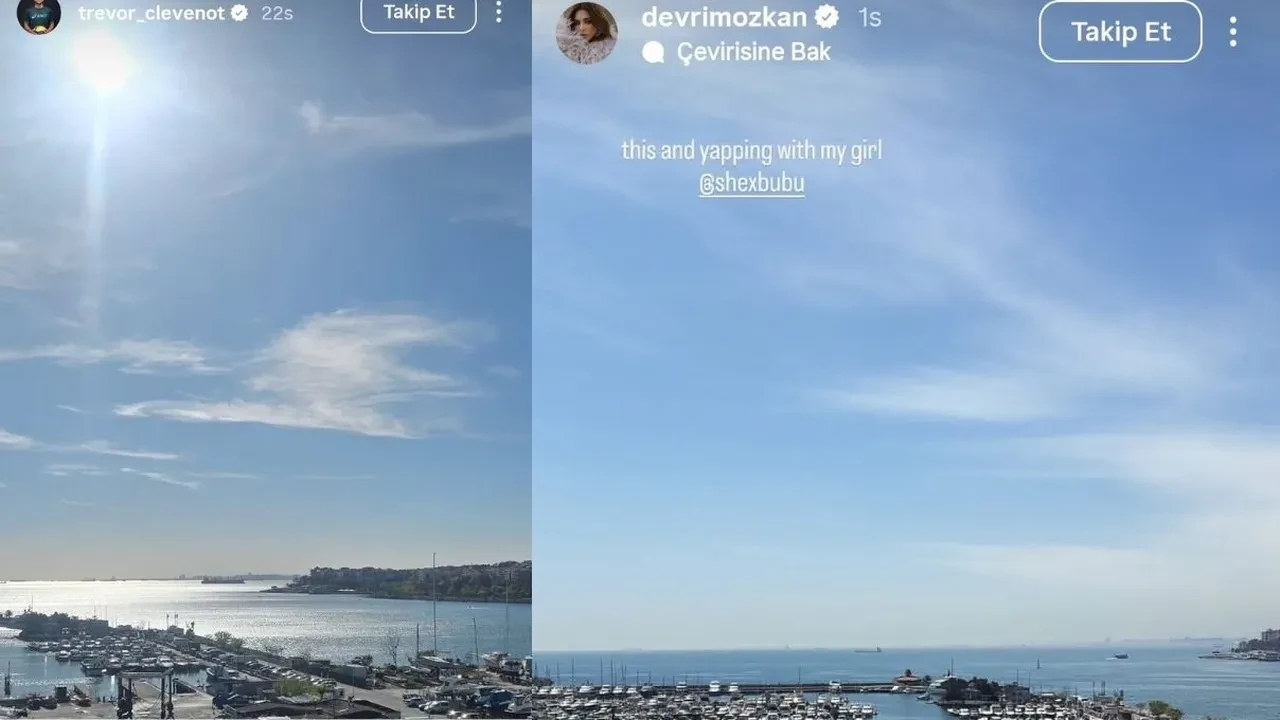 Devrim Özkan ve Trevor Clevenot paylaşımlar gündem oldu! Devrim Özkan ve Trevor Clevenot barıştı mı? 
