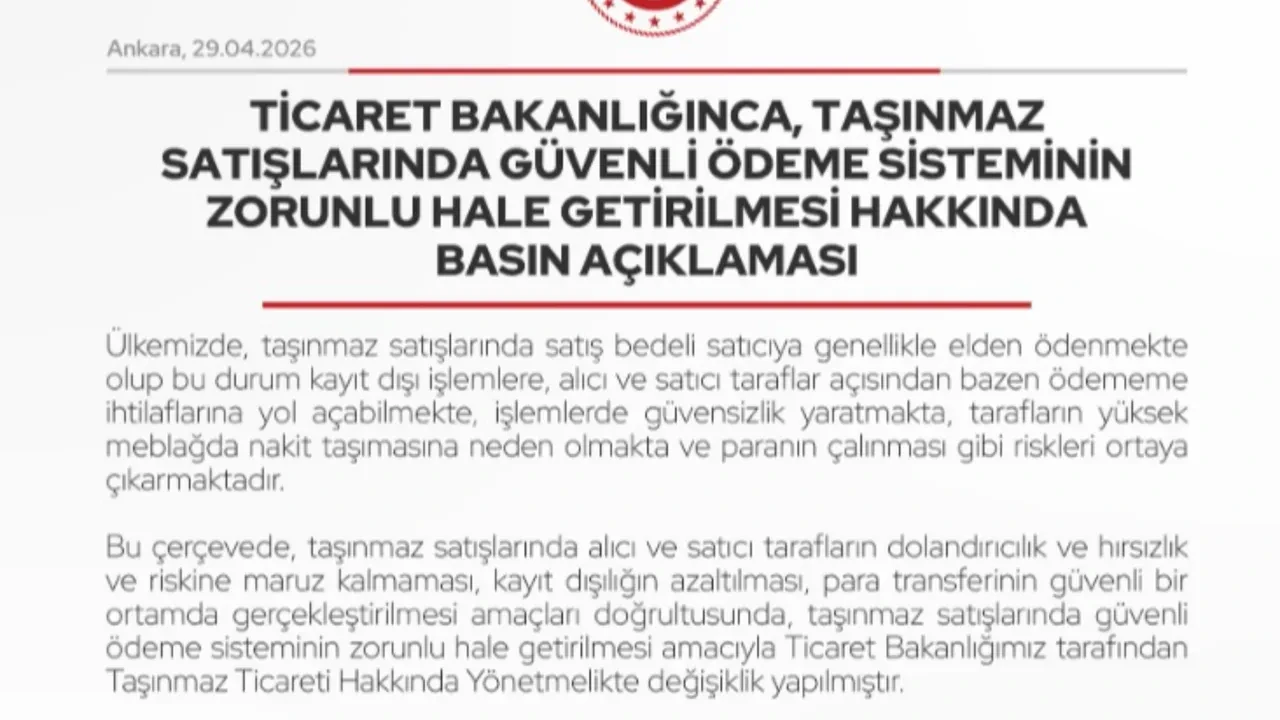 Emlak alıp satacaklar dikkat... Bu ödeme şart olacak! Son tarih 30 Haziran