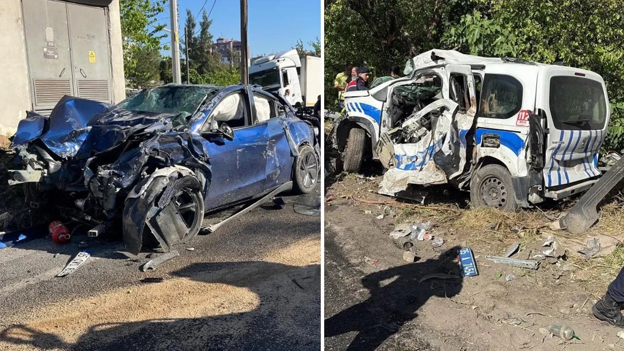 İzmir'de freni patlayan tır karşı şeride geçti: Ölü ve yaralılar var 