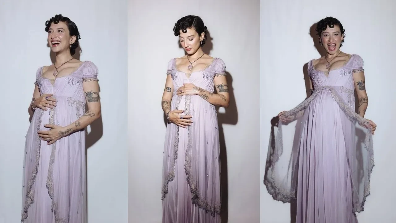 Melike Şahin’den sevenlerine büyük sürpriz! Sahnede hamile olduğunu açıkladı