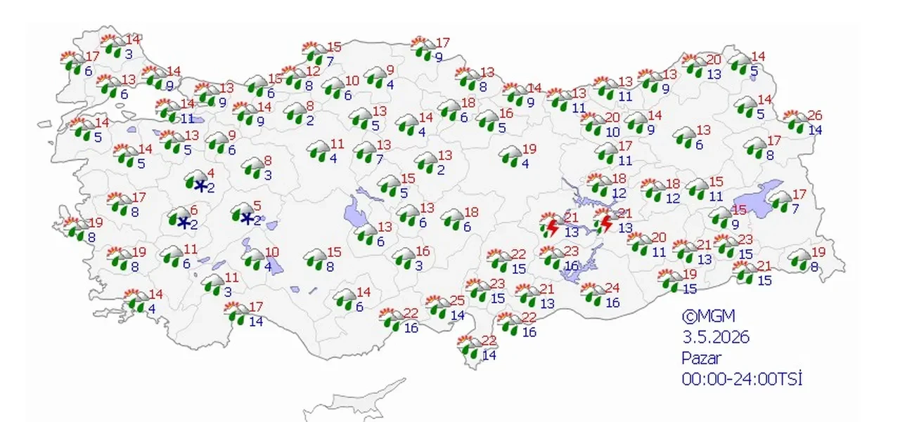 Meteoroloji gün vererek uyardı! Mayıs ayında kar sürprizi: Sağanak ve kar yağışı geliyor 