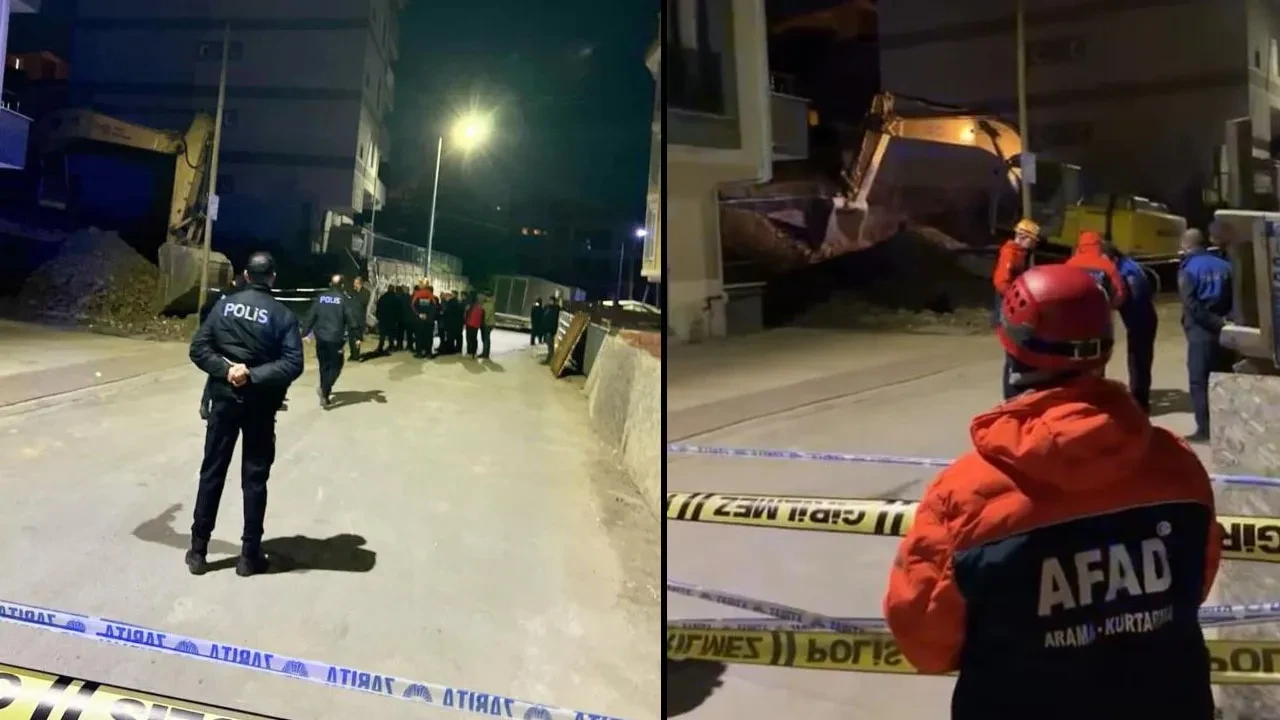 Temel kazısı felaketle sonuçlanıyordu! 5 katlı bina boşaltıldı