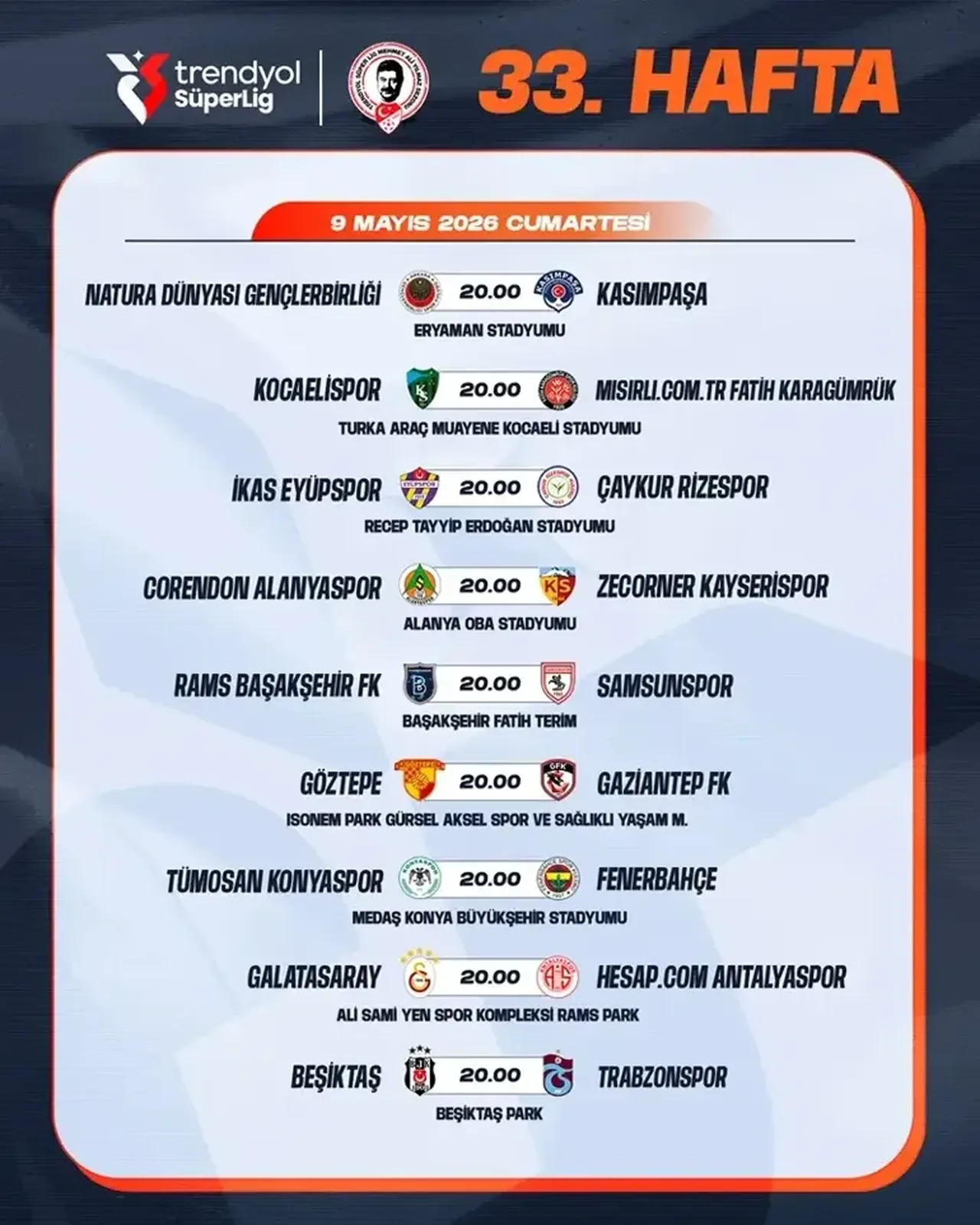 TFF duyurdu! Beşiktaş Trabzonspor derbisinin tarihi açıklandı