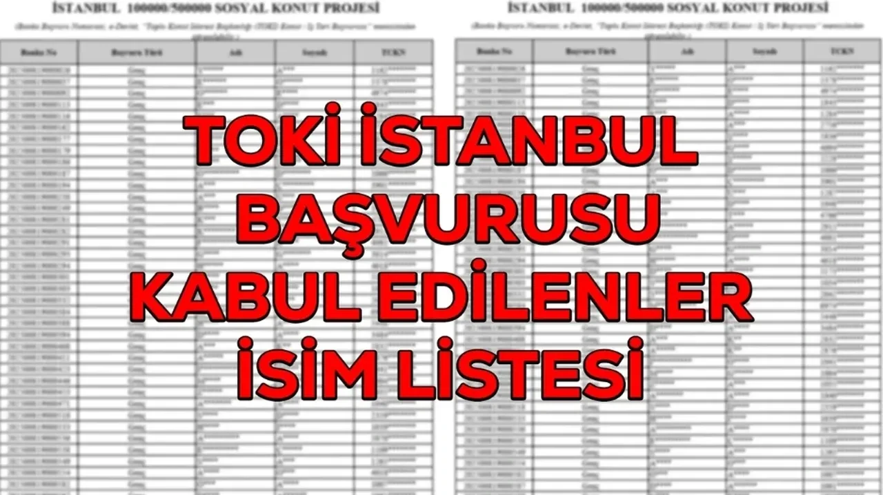 TOKİ kura takvimi 2026! İstanbul TOKİ kuraya hak kazananlar listesi belli oldu
