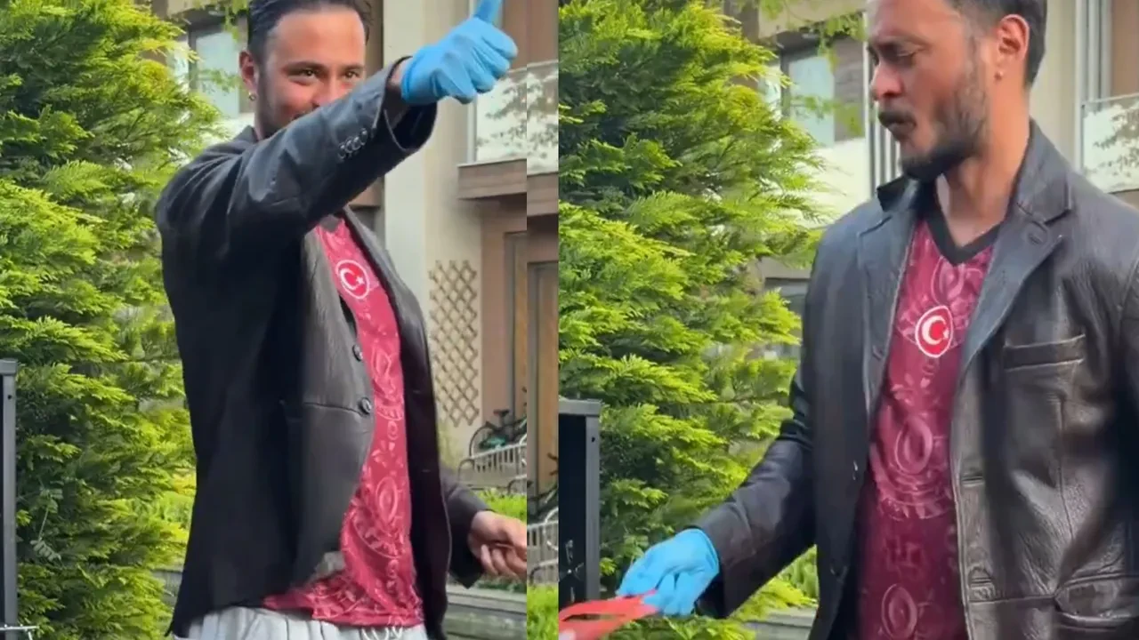 Anıl Altan'dan sosyal medyayı sallayan Yakışıklı Mısırcı taklidi! Yorumlar yağmur gibi yağdı