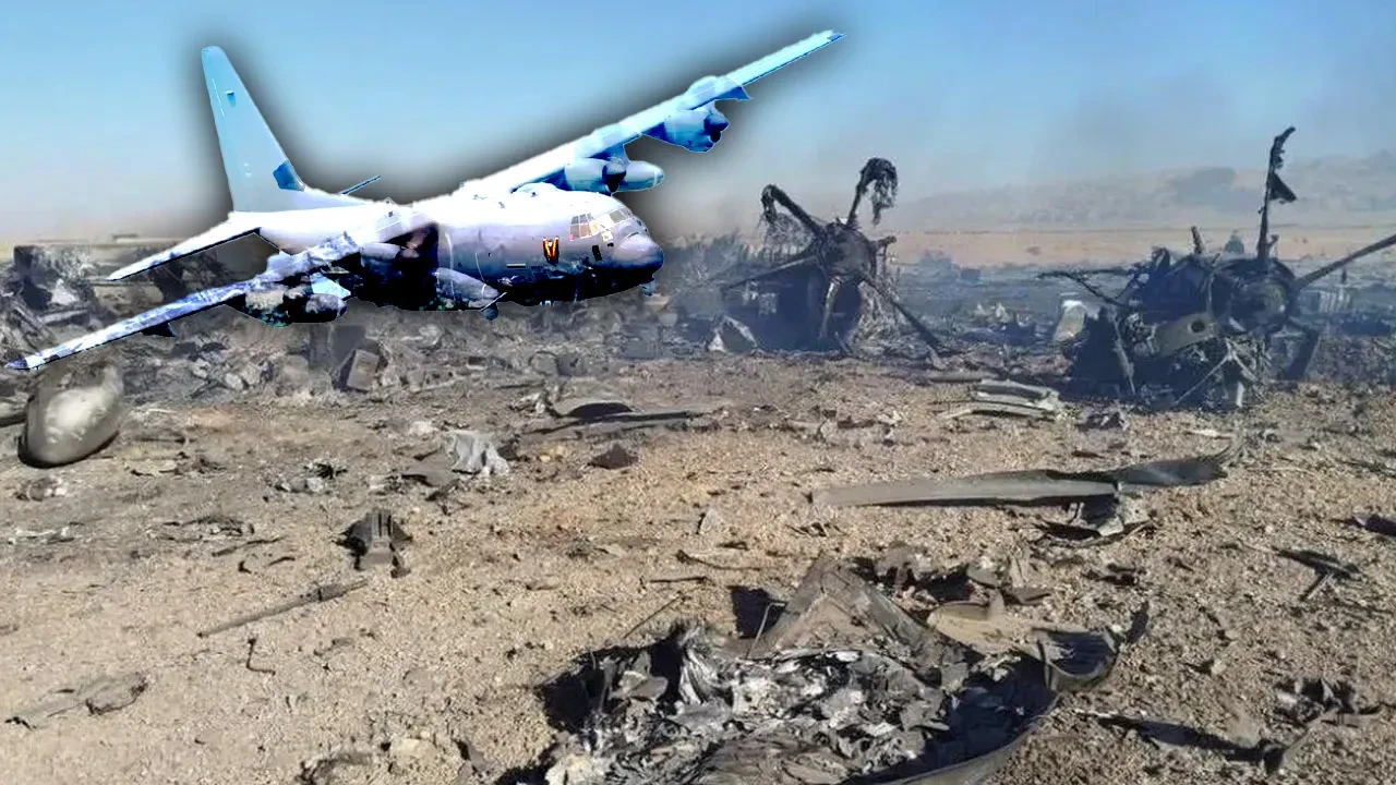 İran'ın düşürdüğü ABD uçağının enkazı görüntülendi 