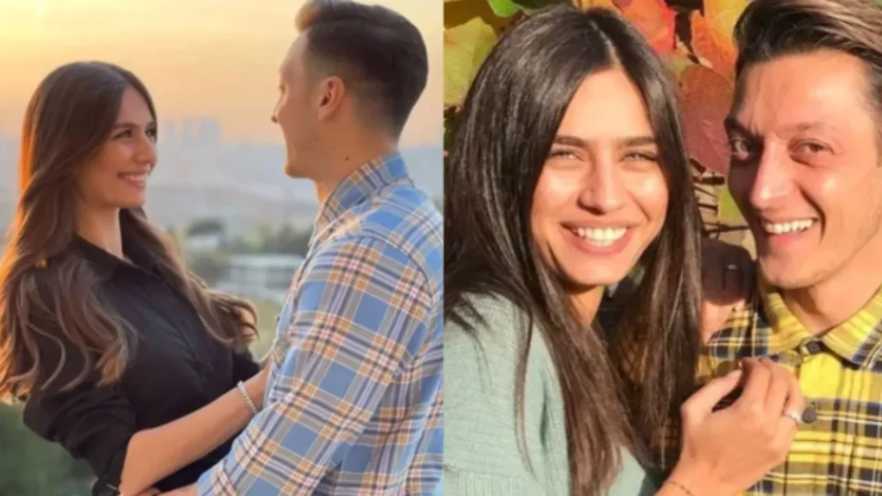 Mesut Özil ve Amine Gülşe çifti, ilk kez paylaştı! Üçüncü kez kızlarını kucaklarına alan çiftten mutluluk kareleri geldi