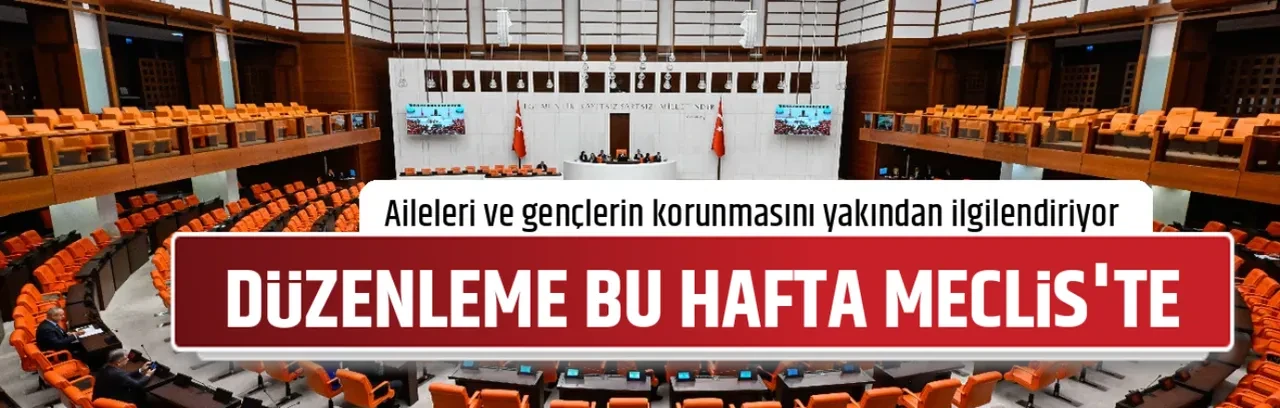 DÜZENLEME BU HAFTA MECLİS'TE