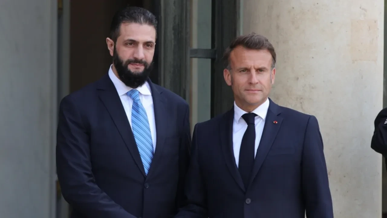 Ahmed Şara ile Emmanuel Macron görüştü! Görüşmenin ayrıntıları belli oldu