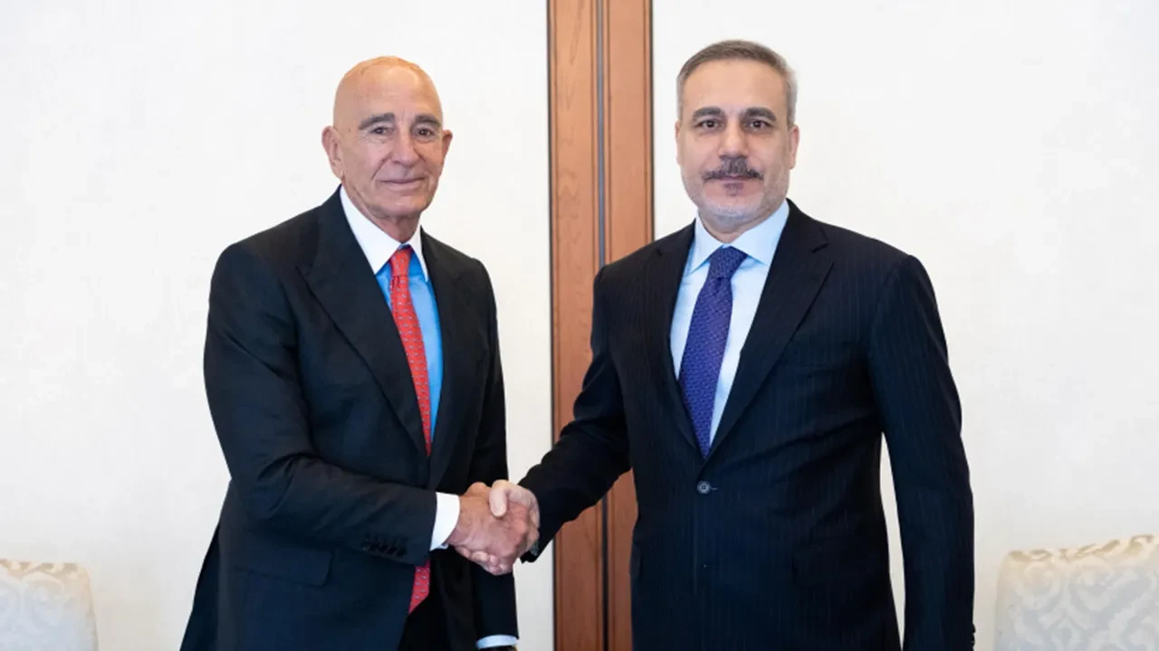 Bakan Fidan, Tom Barrack ile görüştü