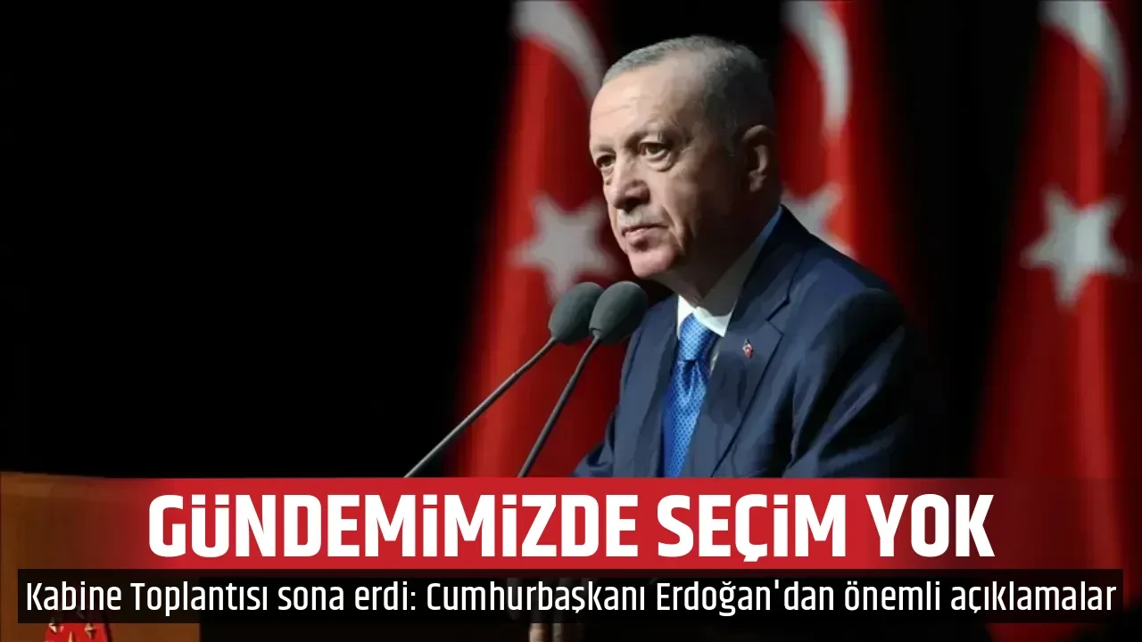 GÜNDEMİMİZDE SEÇİM YOK
